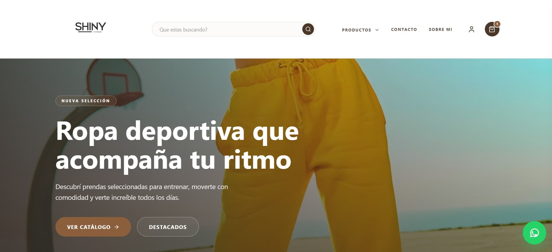 Shiny Fitness - E-commerce